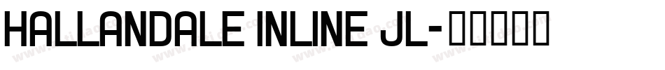 Hallandale Inline JL字体转换